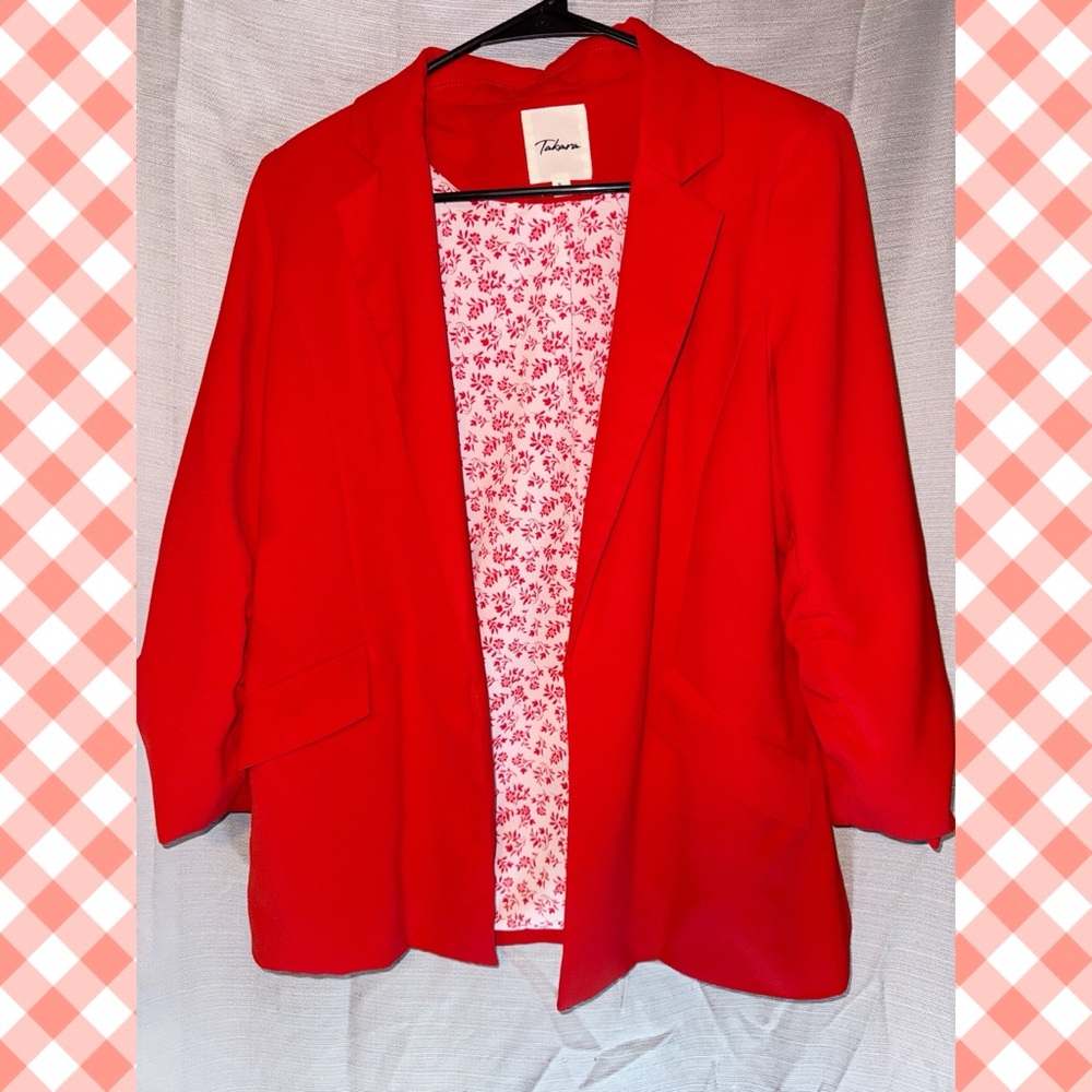 Takara Bold Red Women's Blazer